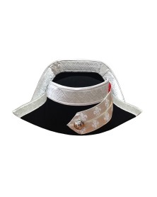 Tricornio galón plata s. XIX